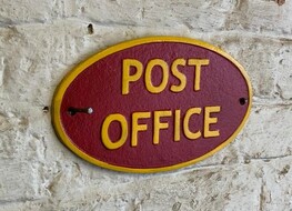 Post Office plaque